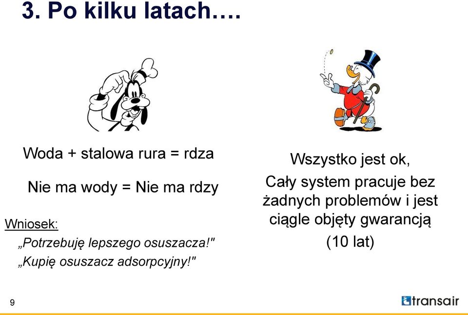 Wniosek: Potrzebuję lepszego osuszacza!