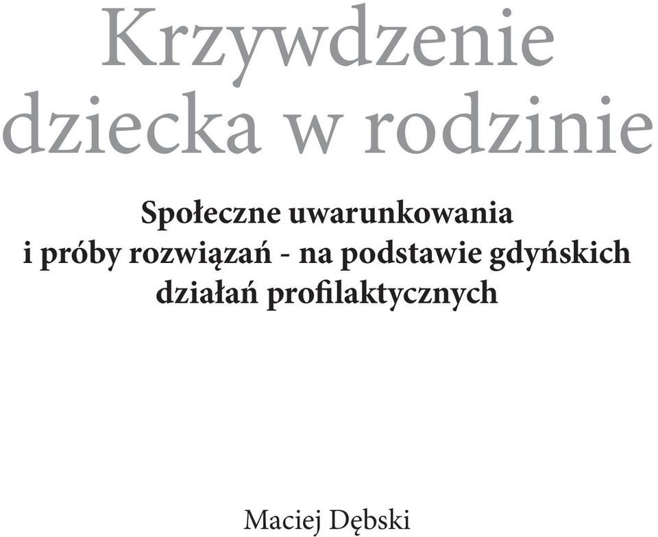 rozwiązań - na podstawie gdyńskich