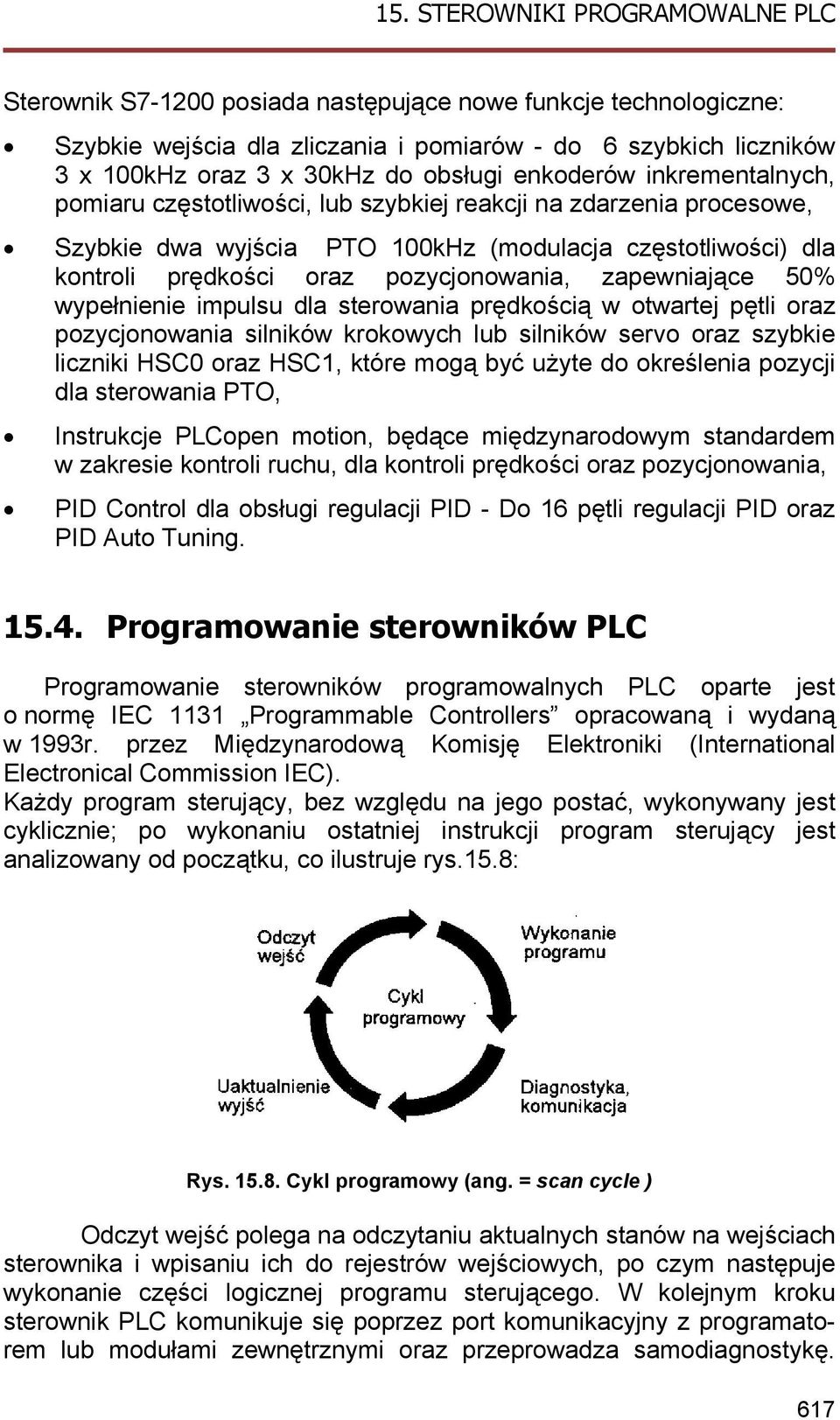 impulsu dla sterowania prędkością w otwartej pętli oraz pozycjonowania silników krokowych lub silników servo oraz szybkie liczniki HSC0 oraz HSC1, które mogą być użyte do określenia pozycji dla