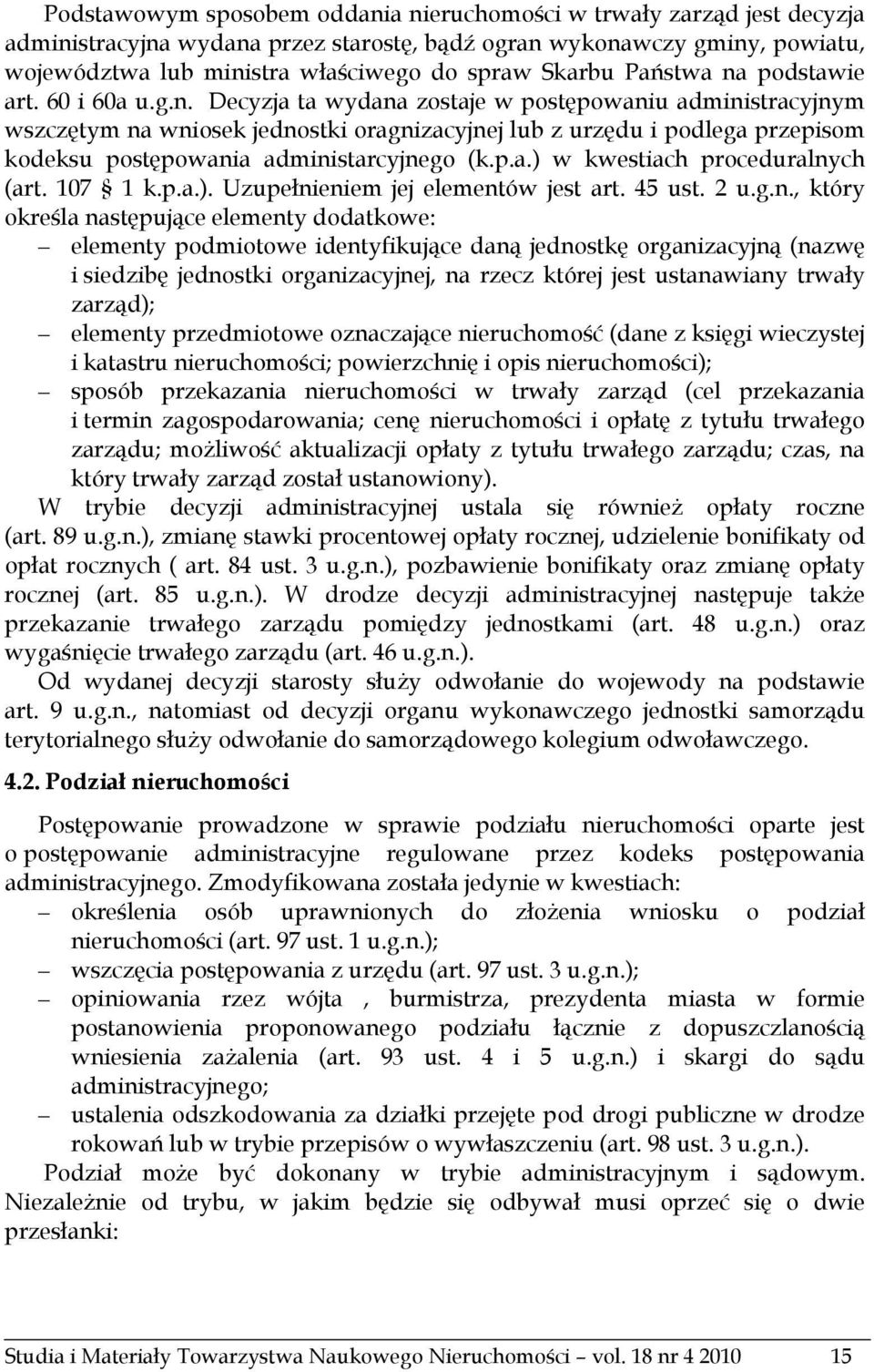 p.a.) w kwestiach proceduralny