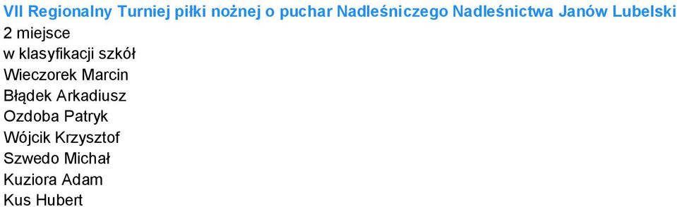 Nadleśniczego