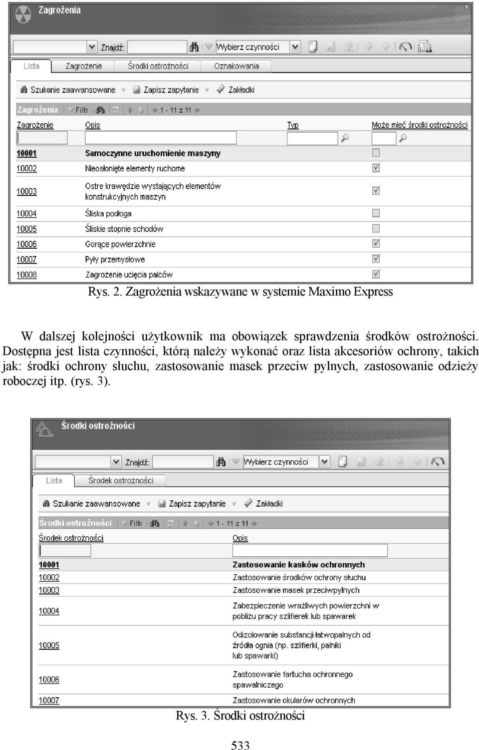 obowiązek sprawdzenia środków ostrożności.