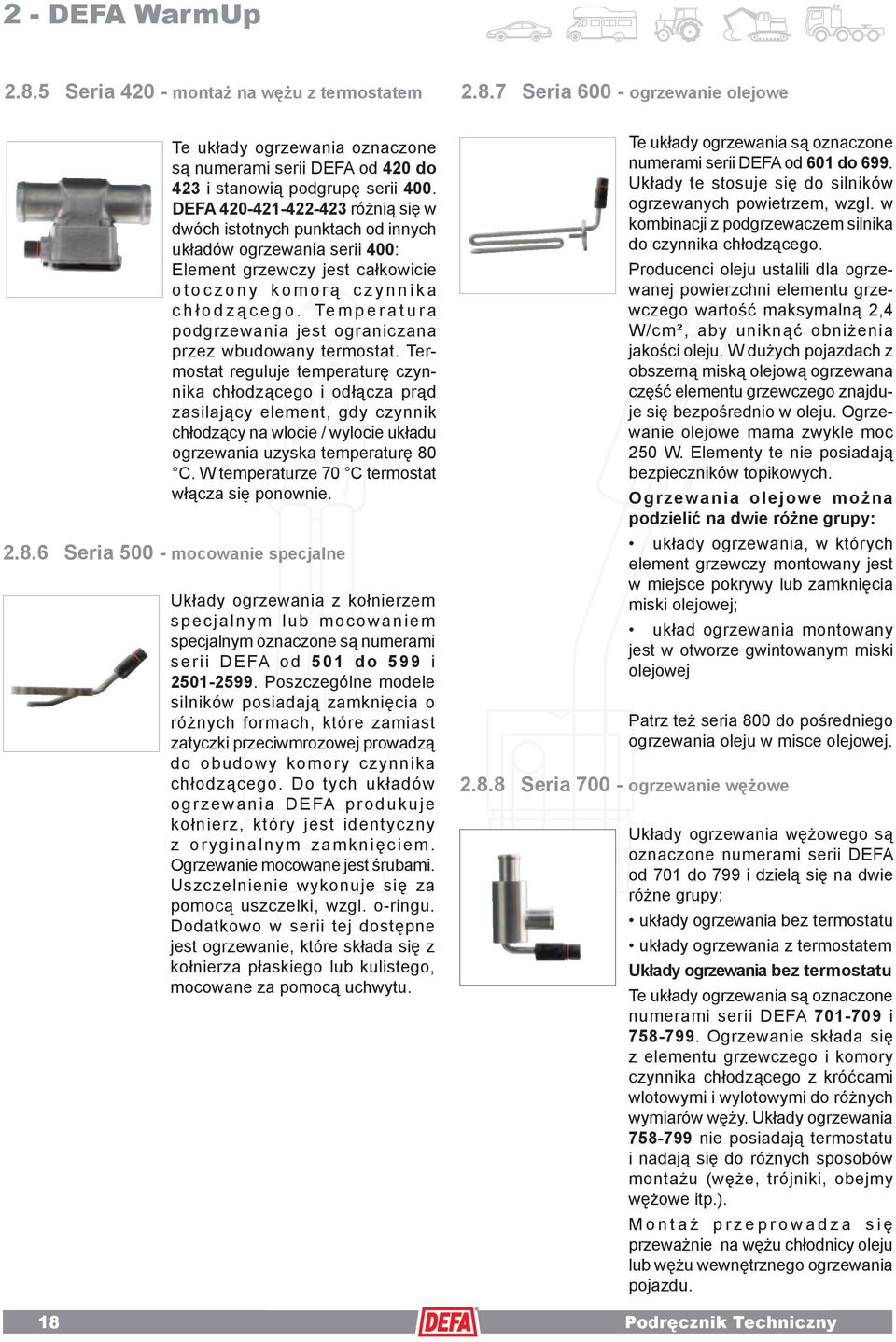 Temperatura podgrzewania jest ograniczana przez wbudowany termostat.