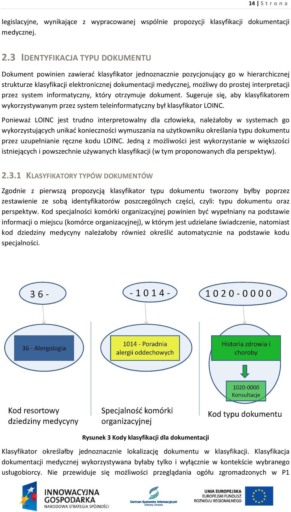 prostej interpretacji przez system informatyczny, który otrzymuje dokument. Sugeruje się, aby klasyfikatorem wykorzystywanym przez system teleinformatyczny był klasyfikator LOINC.