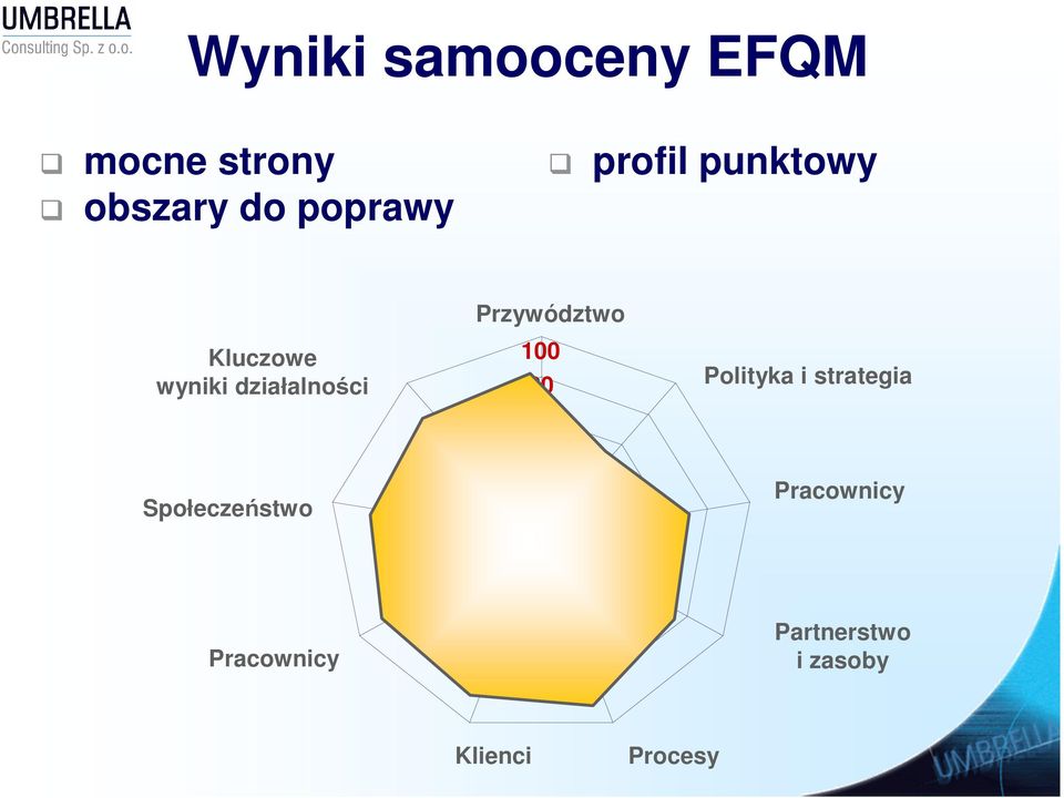 Społeczeństwo Przywództwo 100 80 60 40 20 Polityka i