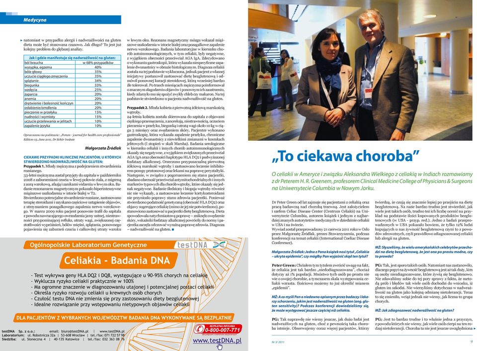 anemia 20% drętwienie i bolesność kończyn 20% osłabienie/omdlenia 20% pieczenie w przełyku 15% nudności i wymioty 15% uczucie przelewania w jelitach 10% zapalenie języka 10% Opracowano na podstawie: