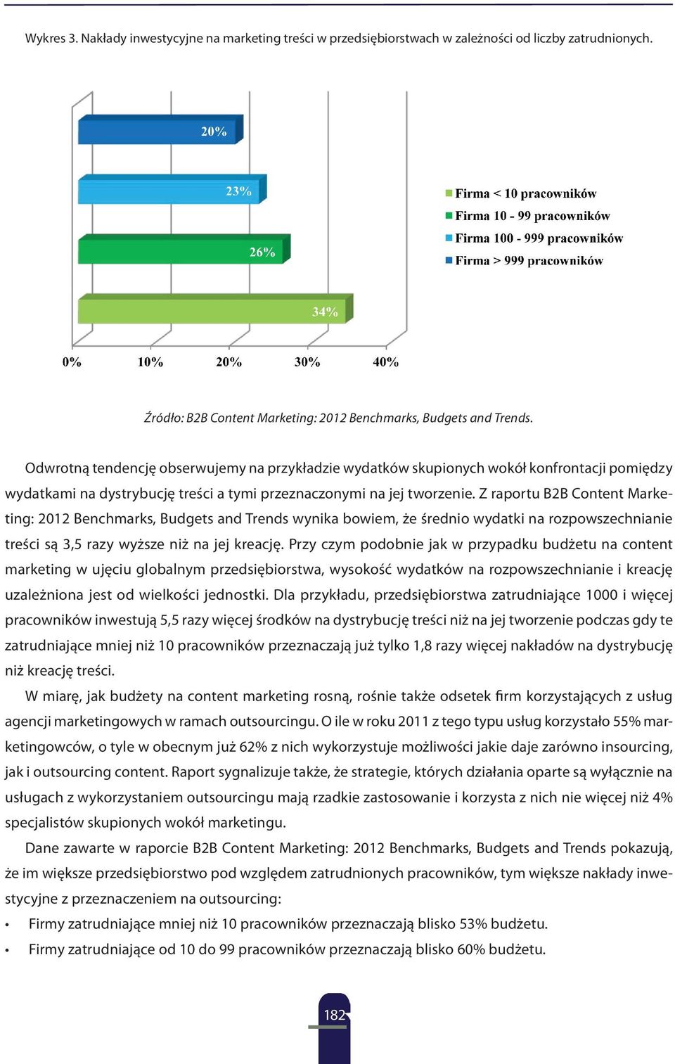 Z raportu B2B Content Marketing: 2012 Benchmarks, Budgets and Trends wynika bowiem, że średnio wydatki na rozpowszechnianie treści są 3,5 razy wyższe niż na jej kreację.
