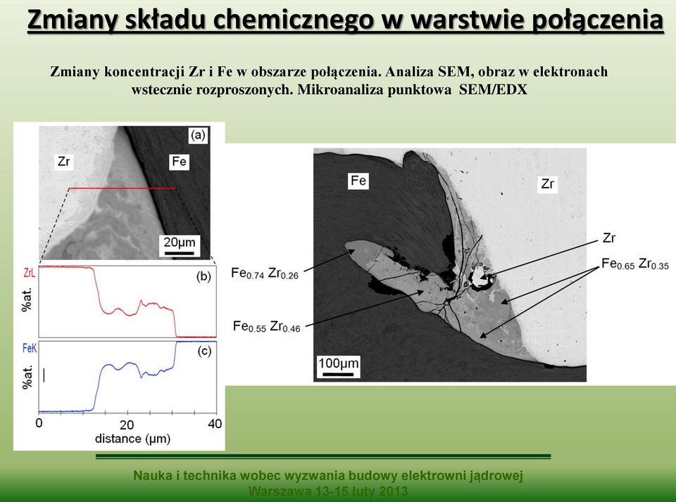 obszarze połączenia.