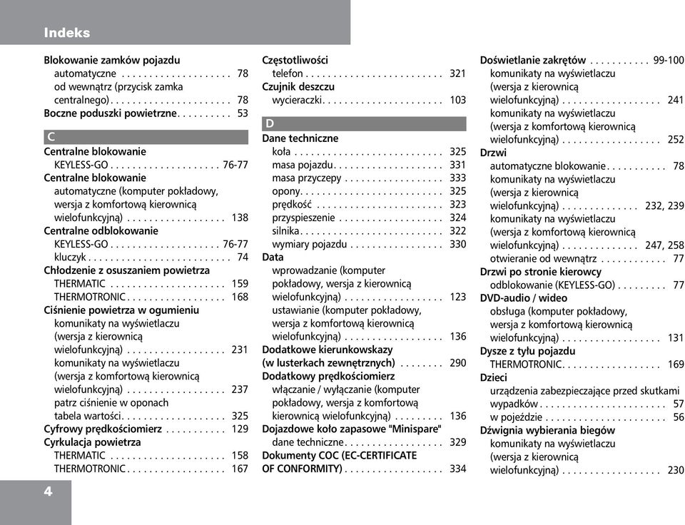 ......................... 74 Ch³odzenie z osuszaniem powietrza THERMATIC..................... 159 THERMOTRONIC.