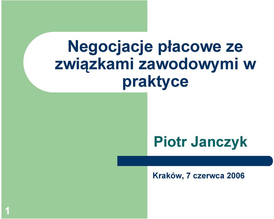 praktyce Piotr Janczyk