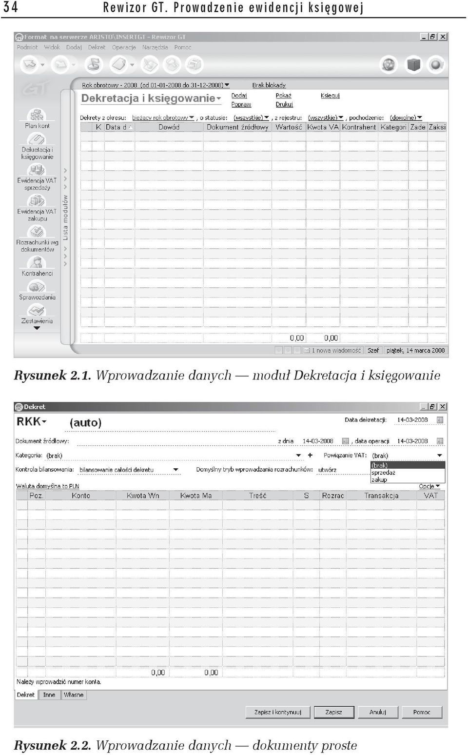 2.1. Wprowadzanie danych modu