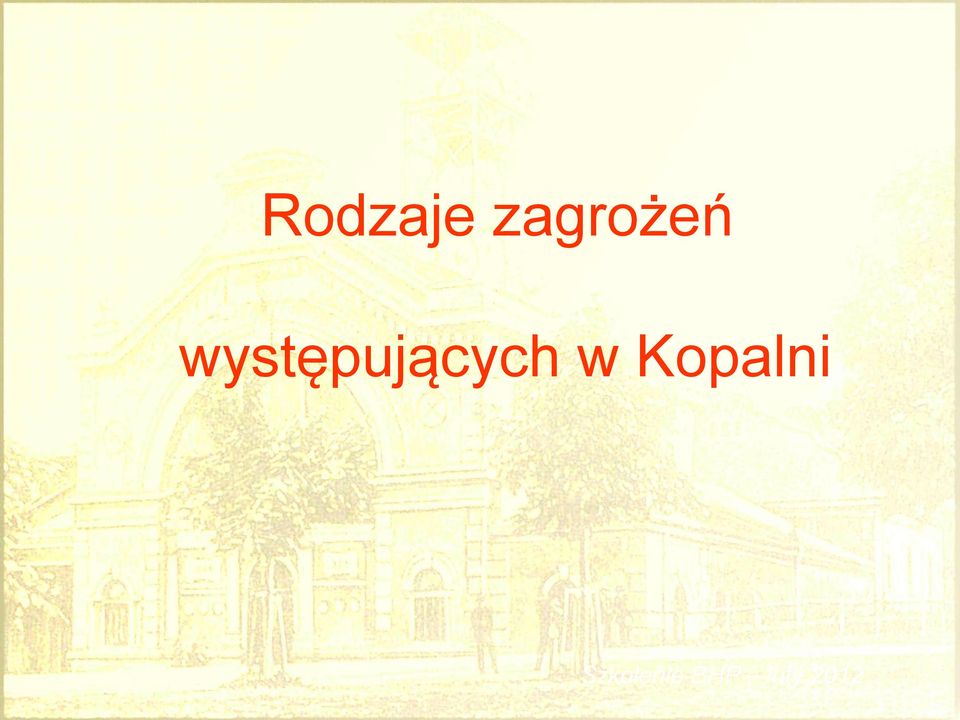 występujących w