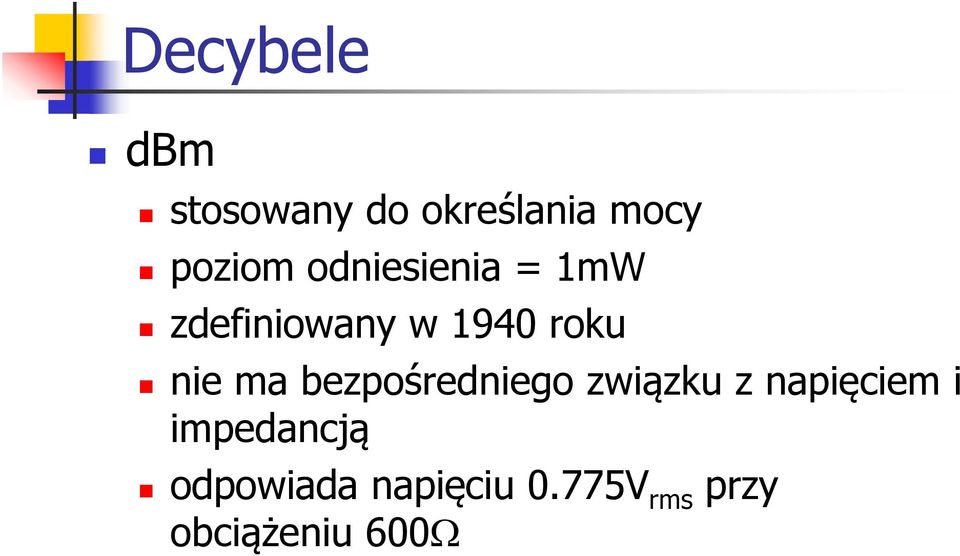 ma bezpośredniego związku z napięciem i