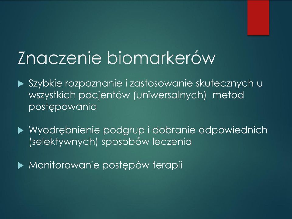 postępowania Wyodrębnienie podgrup i dobranie odpowiednich