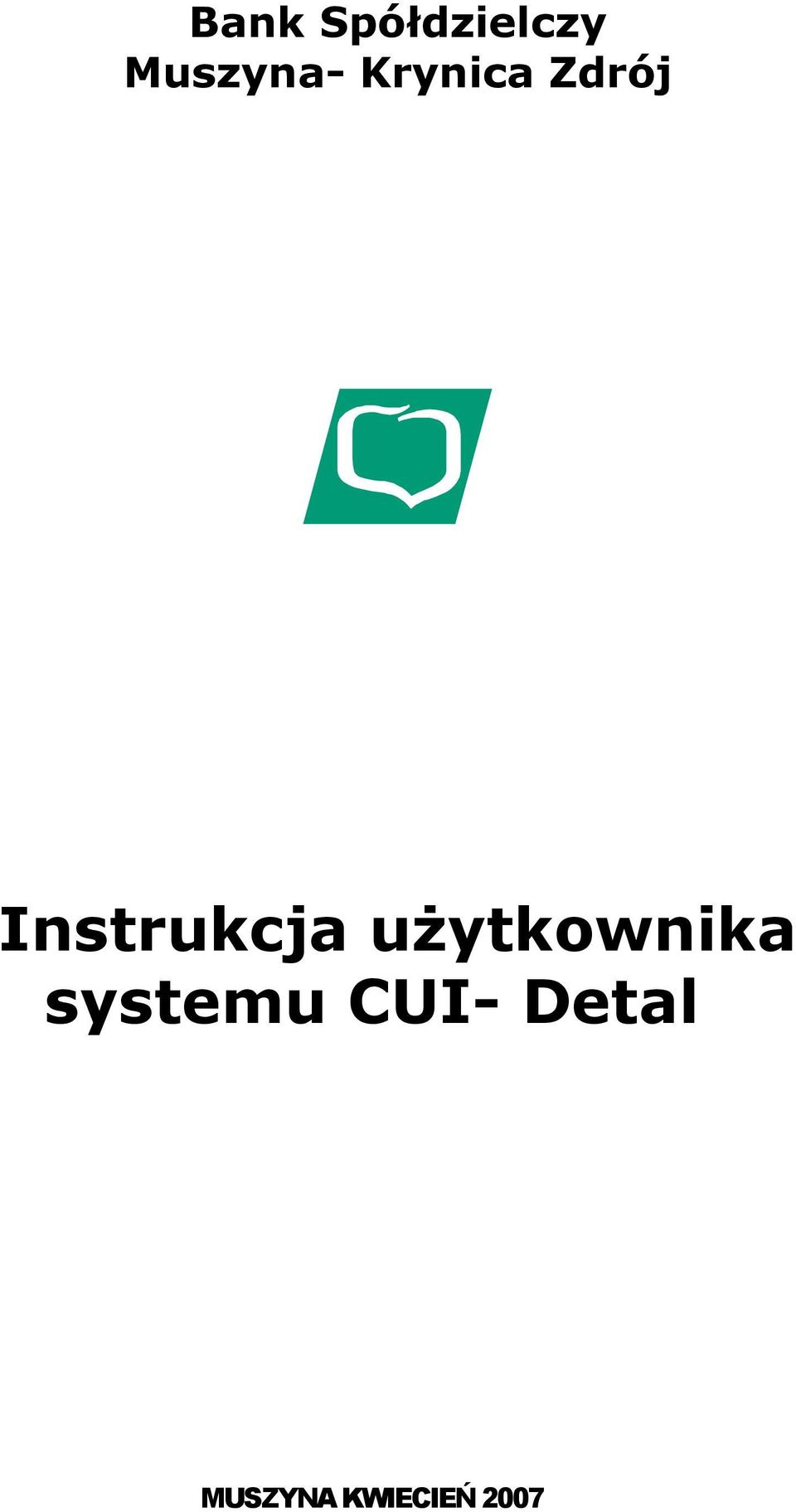 Instrukcja uŝytkownika