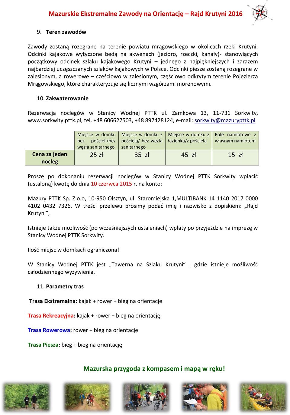 szlaków kajakowych w Polsce.