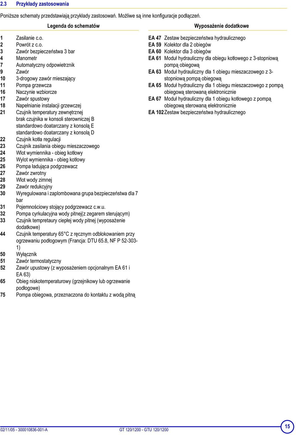 Manometr 7 Automatyczny odpowietrznik 9 Zawór 10 3-drogowy zawór mieszajcy 11 Pompa grzewcza 16 Naczynie wzbiorcze 17 Zawór spustowy 18 Napenianie instalacji grzewczej 21 Czujnik temperatury