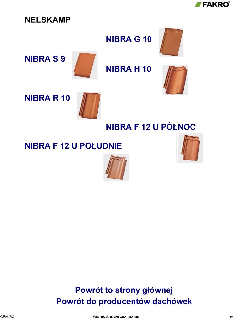 12 U PÓŁNOC NIBRA F 12 U