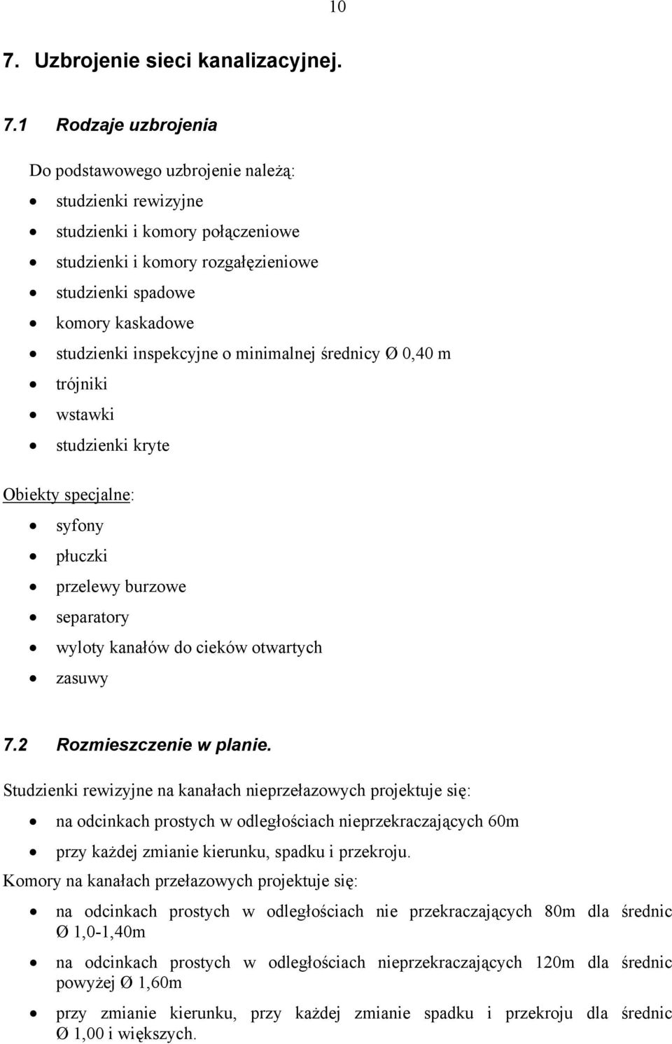 otwartych zasuwy 7.2 Rozmieszczenie w planie.