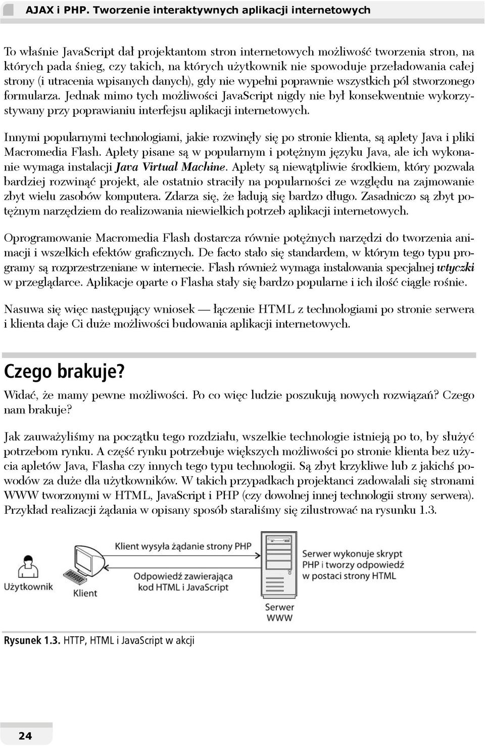 spowoduje przeładowania całej strony (i utracenia wpisanych danych), gdy nie wypełni poprawnie wszystkich pól stworzonego formularza.