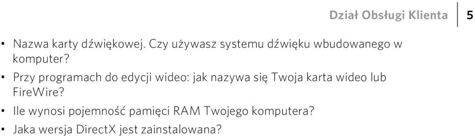 Przy programach do edycji wideo: jak nazywa się Twoja karta wideo