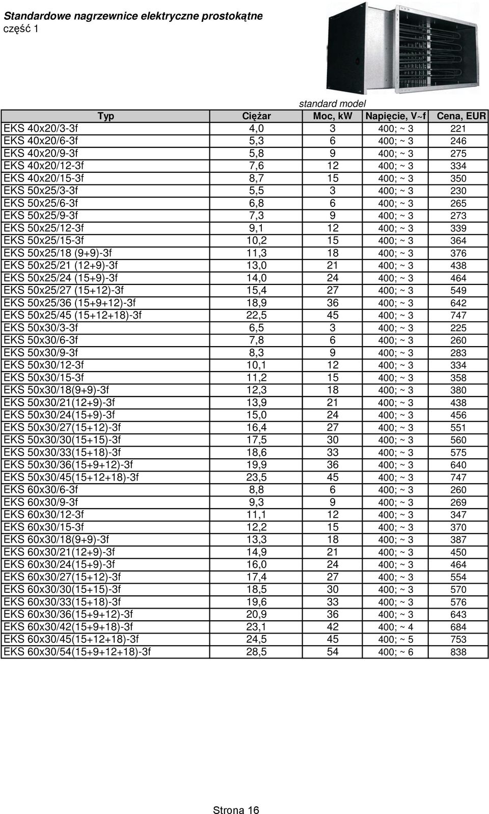 12 400; ~ 3 339 EKS 50x25/15-3f 10,2 15 400; ~ 3 364 EKS 50x25/18 (9+9)-3f 11,3 18 400; ~ 3 376 EKS 50x25/21 (12+9)-3f 13,0 21 400; ~ 3 438 EKS 50x25/24 (15+9)-3f 14,0 24 400; ~ 3 464 EKS 50x25/27