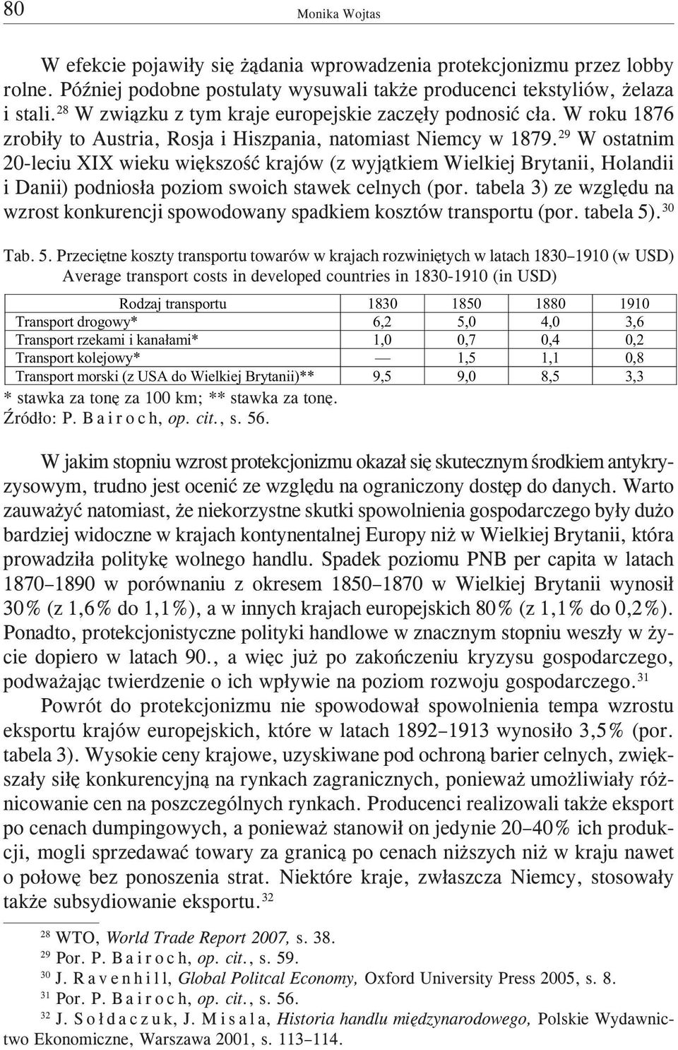 29 W ostatnim 20-leciu XIX wieku wiêkszoœæ krajów (z wyj¹tkiem Wielkiej Brytanii, Holandii i Danii) podnios³a poziom swoich stawek celnych (por.