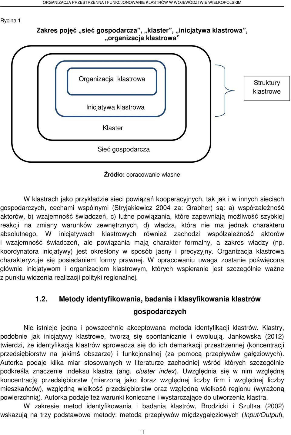 aktorów, b) wzajemność świadczeń, c) luźne powiązania, które zapewniają możliwość szybkiej reakcji na zmiany warunków zewnętrznych, d) władza, która nie ma jednak charakteru absolutnego.