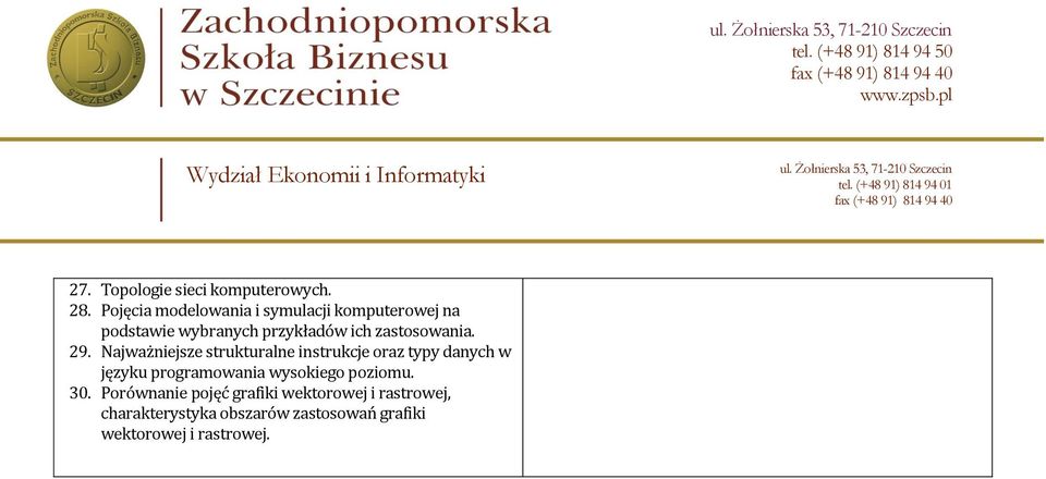 zastosowania. 29.