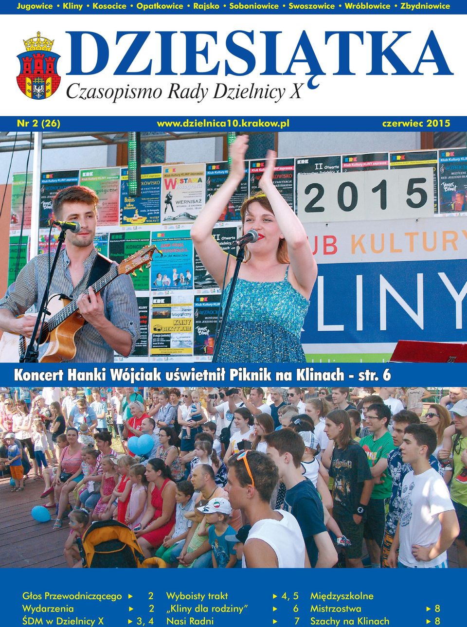 pl czerwiec 2015 Koncert Hanki Wójciak uświetnił Piknik na Klinach - str.