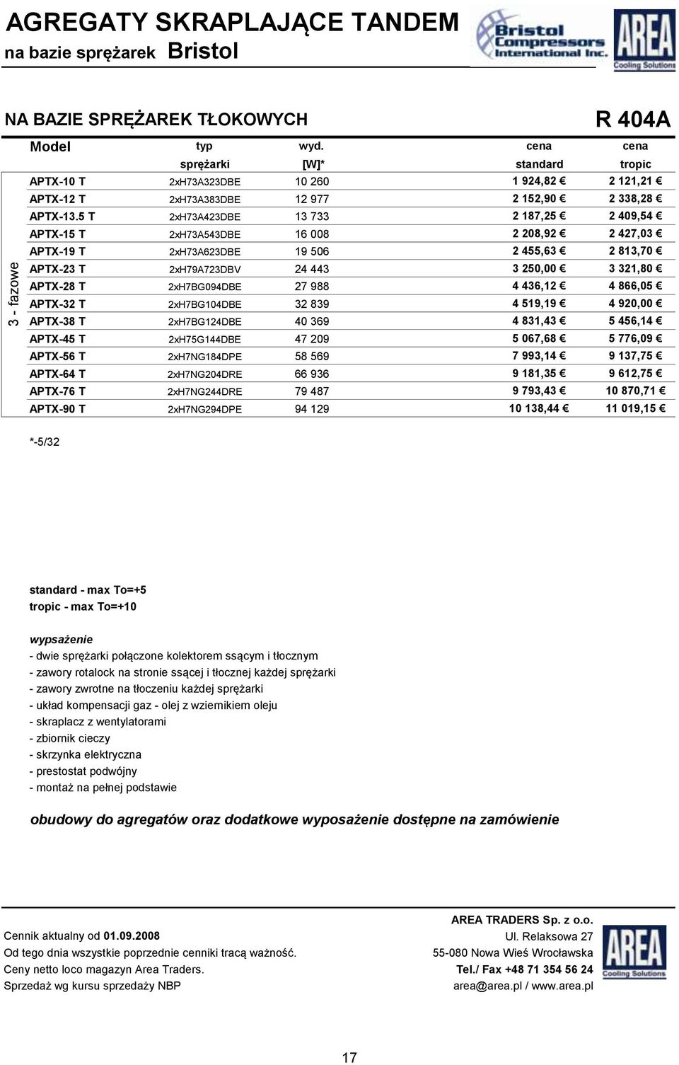 5 T 2xH73A423DBE 13 733 2 187,25 2 409,54 APTX-15 T 2xH73A543DBE 16 008 2 208,92 2 427,03 APTX-19 T 2xH73A623DBE 19 506 2 455,63 2 813,70 APTX-23 T 2xH79A723DBV 24 443 3 250,00 3 321,80 APTX-28 T