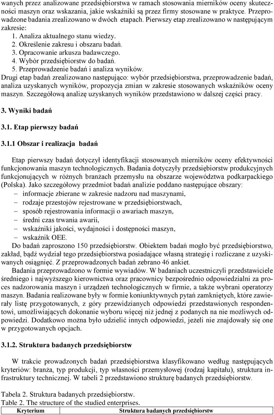 Opracowanie arkusza badawczego. 4. Wybór przedsiębiorstw do badań. 5. Przeprowadzenie badań i analiza wyników.