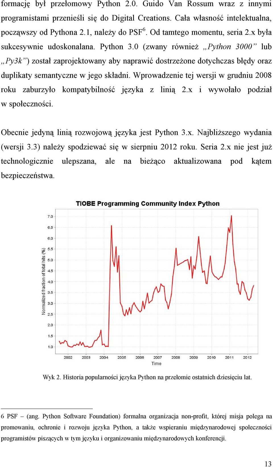 0 (zwany również Python 3000 lub Py3k ) został zaprojektowany aby naprawić dostrzeżone dotychczas błędy oraz duplikaty semantyczne w jego składni.