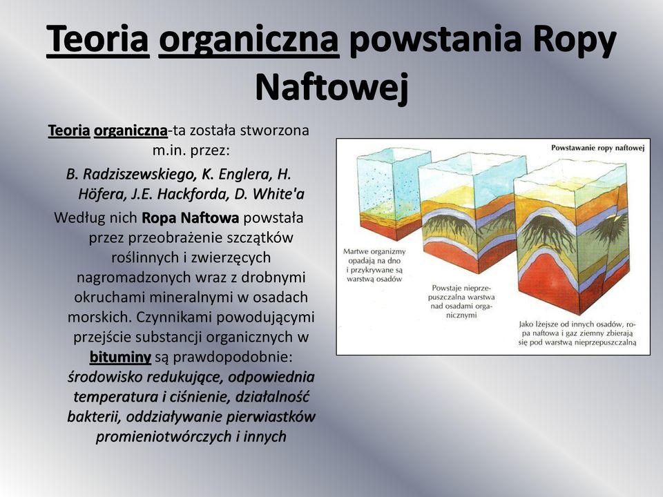 mineralnymi w osadach morskich.