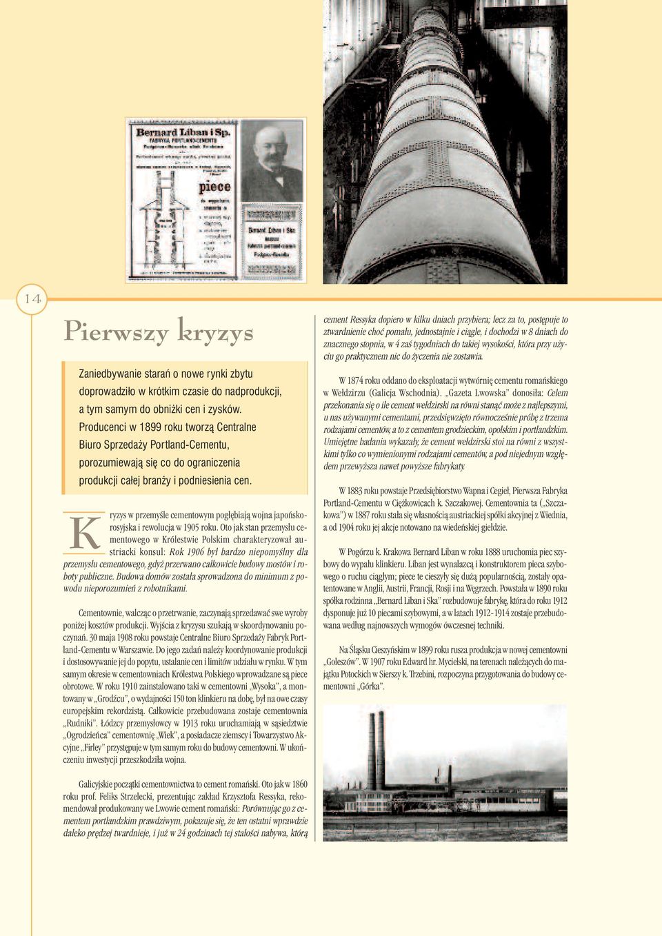 ryzys w przemyêle cementowym pogł biajà wojna japoƒskorosyjska i rewolucja w 1905 roku.