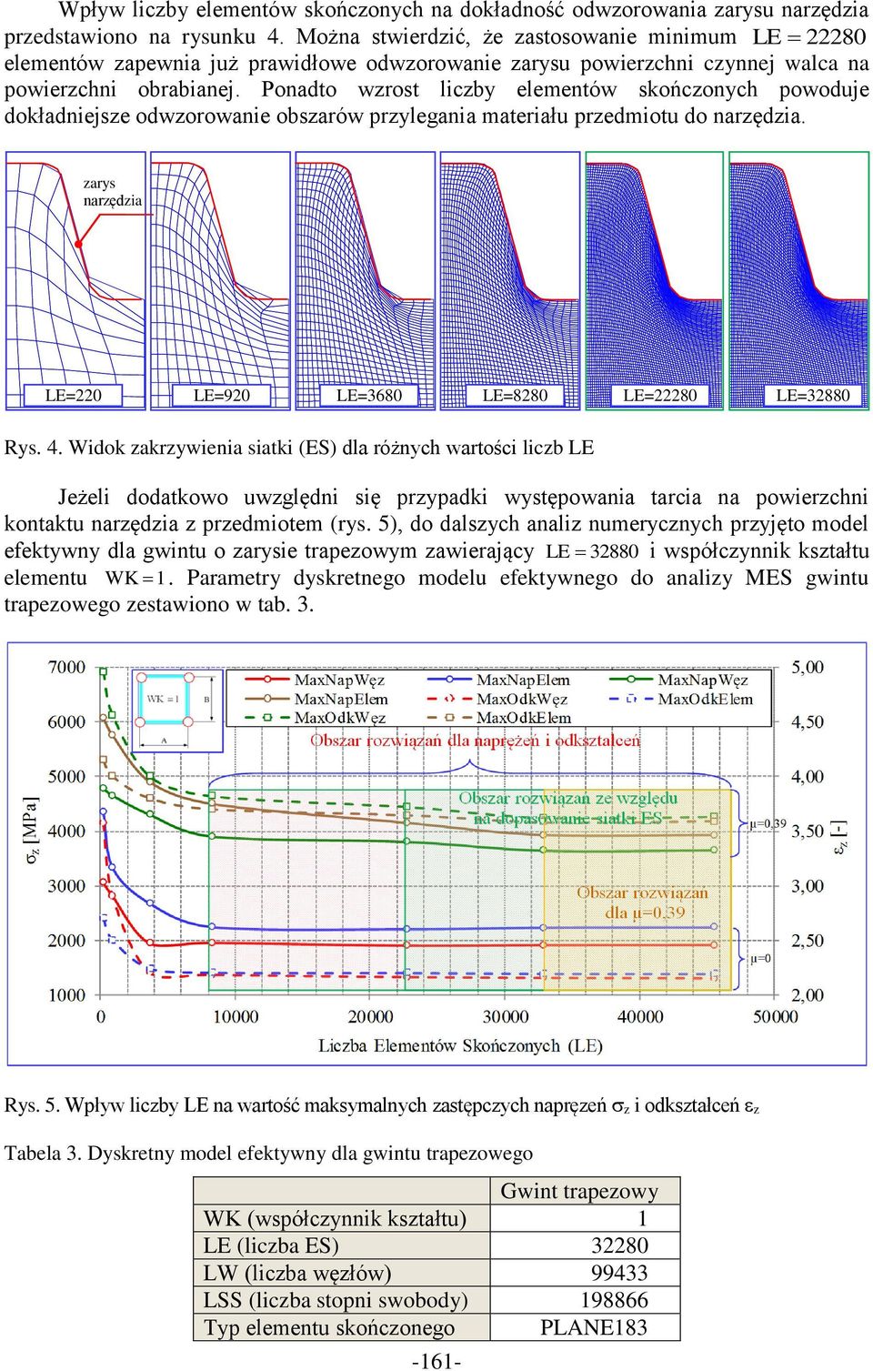 Ponadto wzrost liczby elementów skończonych powoduje dokładniejsze odwzorowanie obszarów przylegania materiału przedmiotu do narzędzia. 1 ANSYS 1 11.0 ANSYS 1 11.0 ANSYS 1 11.0 ANSYS 1 11.0 ANSYS 11.