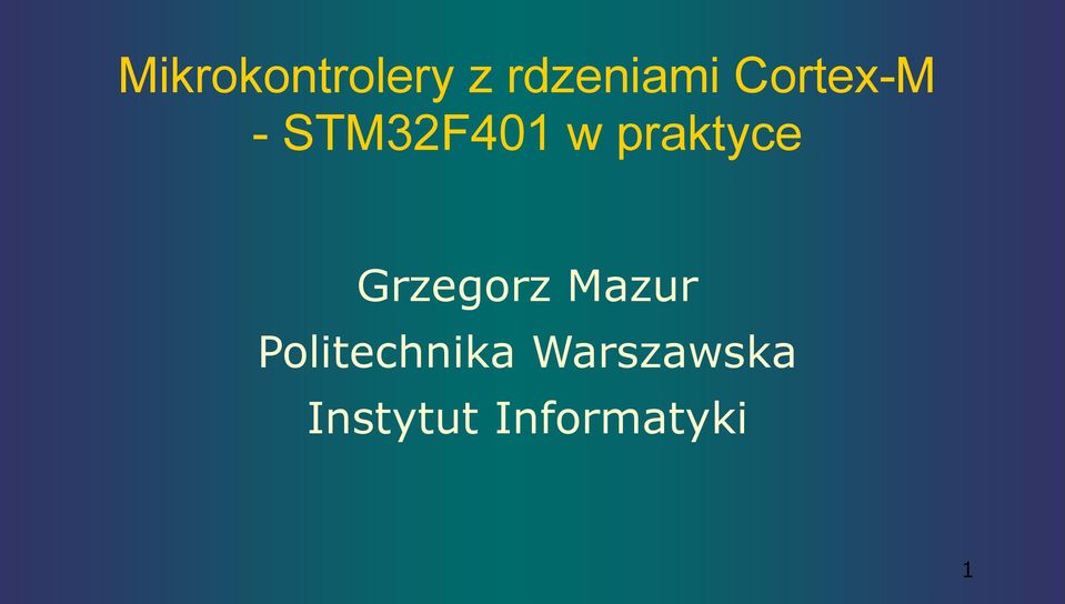 praktyce Grzegorz Mazur
