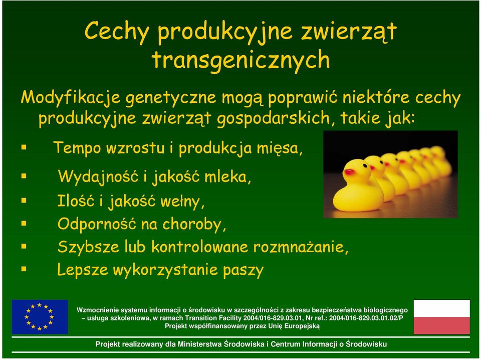 wzrostu i produkcja mięsa, Wydajność i jakość mleka, Ilość i jakość wełny,