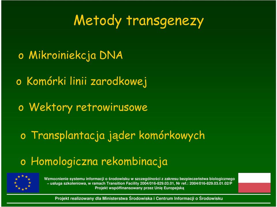 Wektory retrowirusowe o