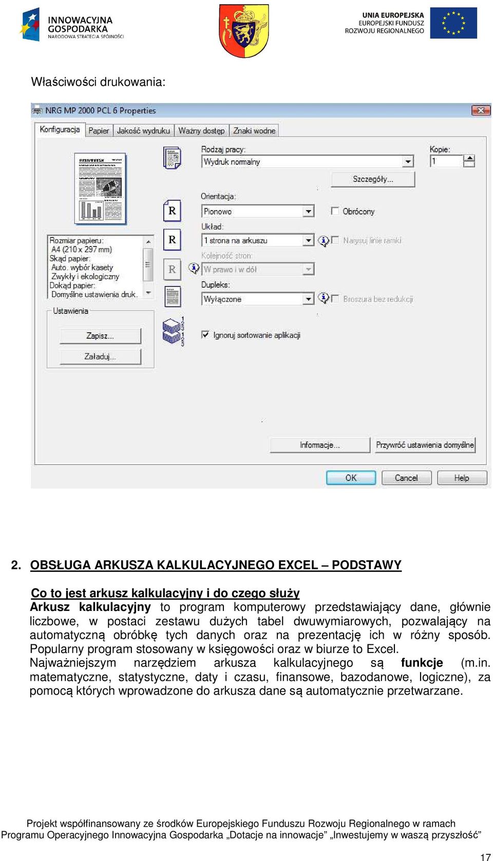 dane, głównie liczbowe, w postaci zestawu dużych tabel dwuwymiarowych, pozwalający na automatyczną obróbkę tych danych oraz na prezentację ich w różny