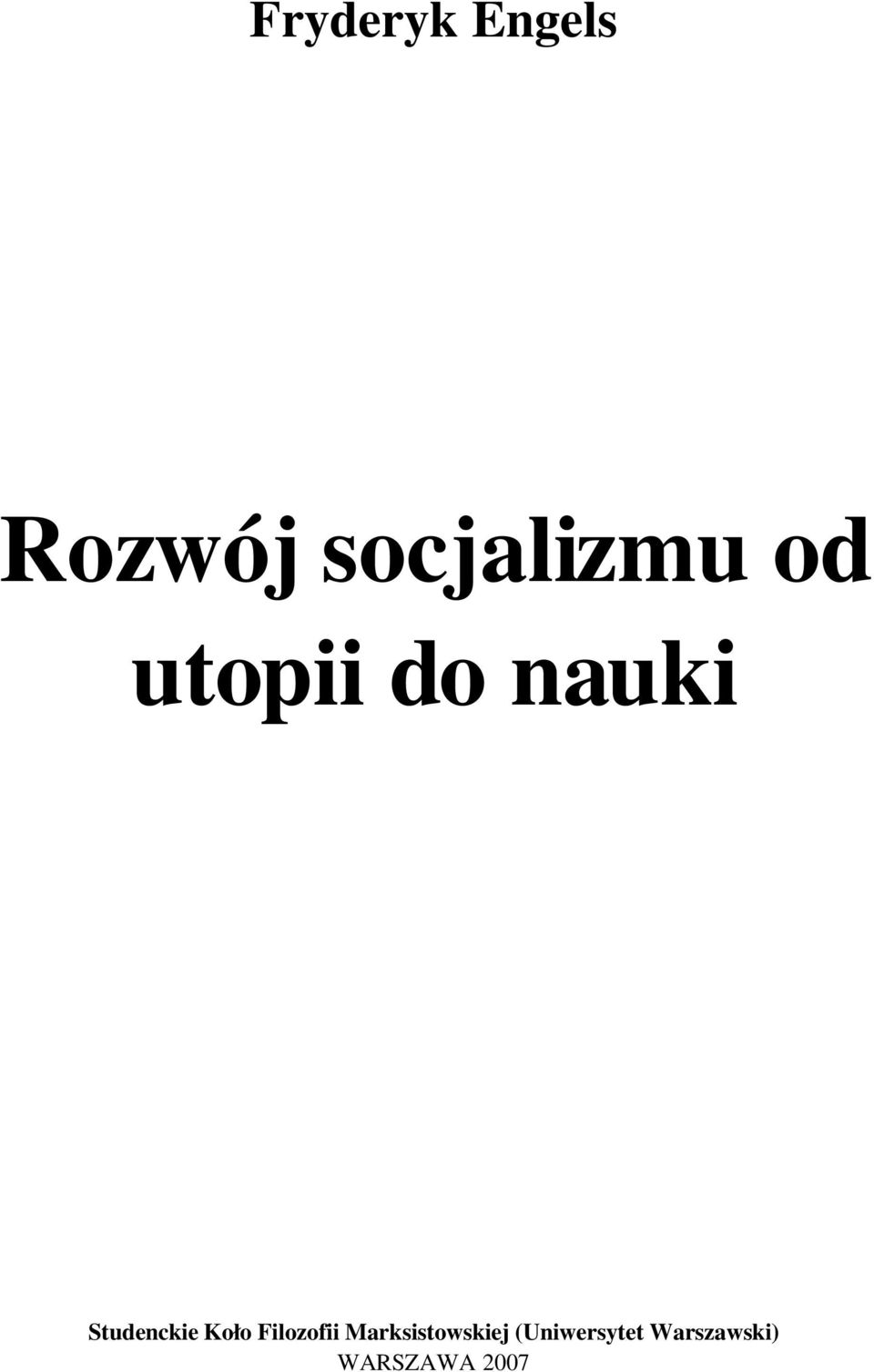 Koło Filozofii Marksistowskiej