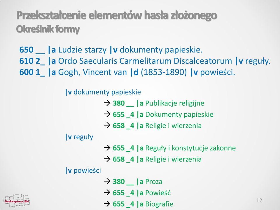 v dokumenty papieskie 380 a Publikacje religijne 655 _4 a Dokumenty papieskie 658 _4 a Religie i wierzenia v reguły