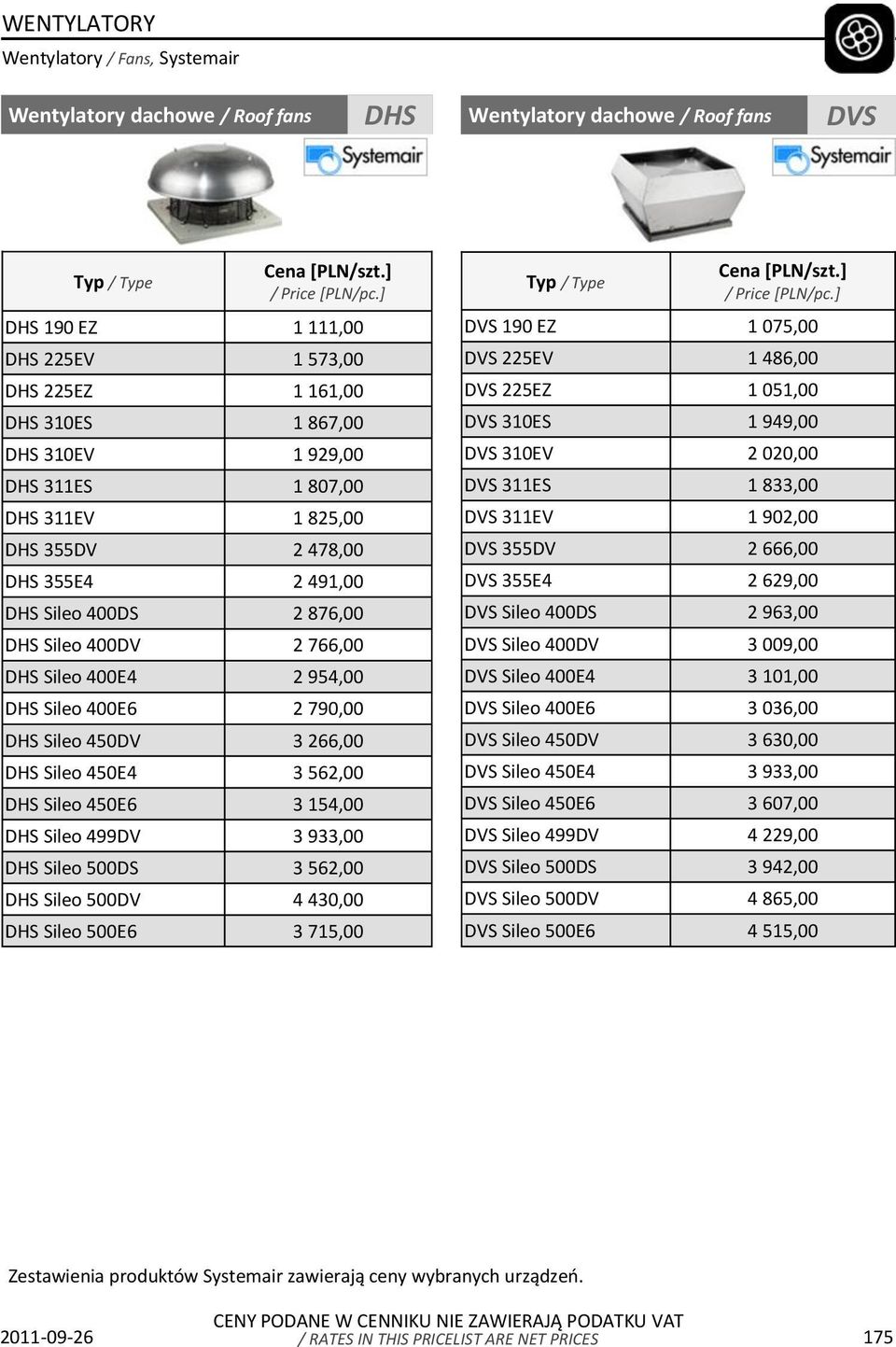 266,00 DHS Sileo 450E4 3 562,00 DHS Sileo 450E6 3 154,00 DHS Sileo 499DV 3 933,00 DHS Sileo 500DS 3 562,00 DHS Sileo 500DV 4 430,00 DHS Sileo 500E6 3 715,00 DVS 190 EZ 1 075,00 DVS 225EV 1 486,00 DVS