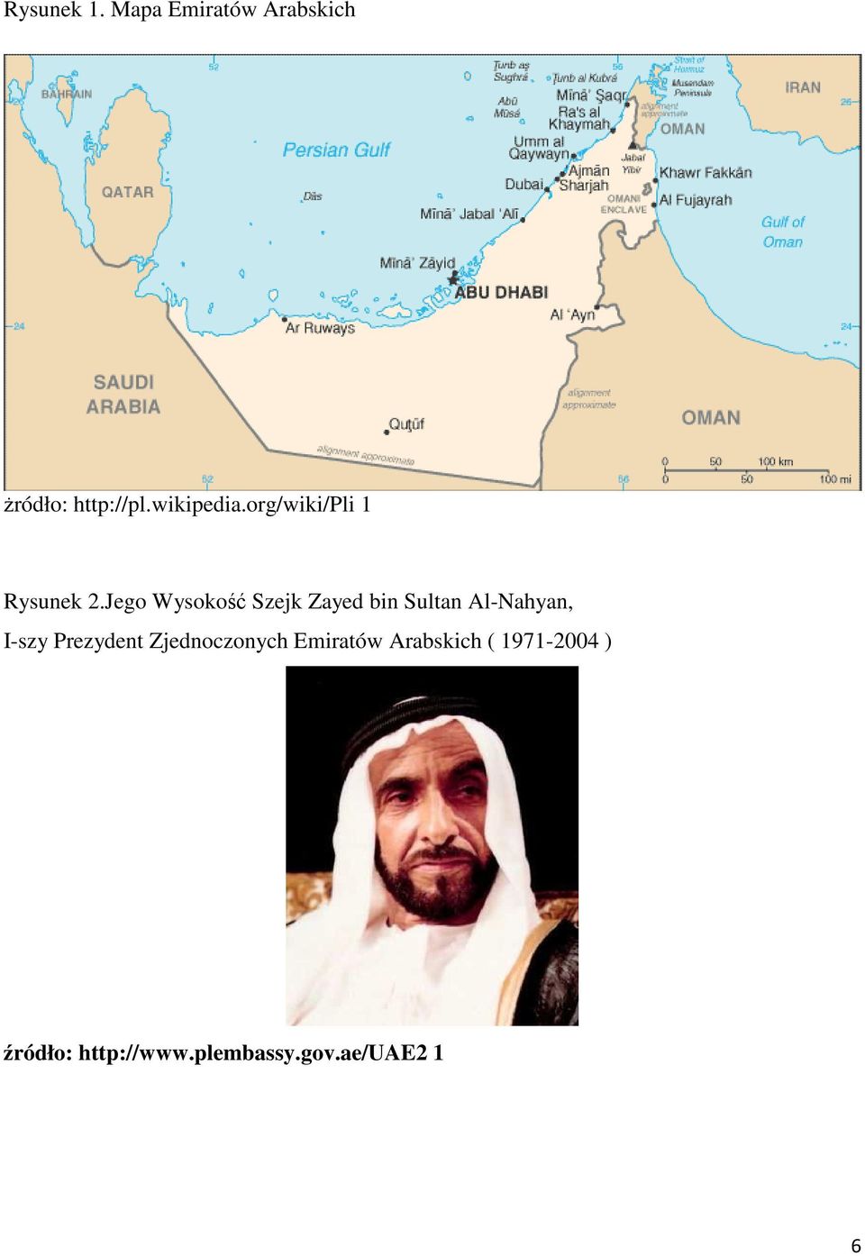 Jego Wysokość Szejk Zayed bin Sultan Al-Nahyan, I-szy