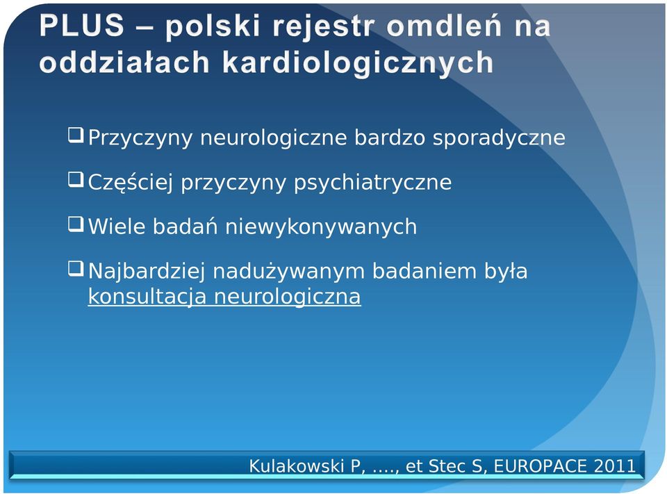 Najbardziej nadużywanym badaniem była konsultacja