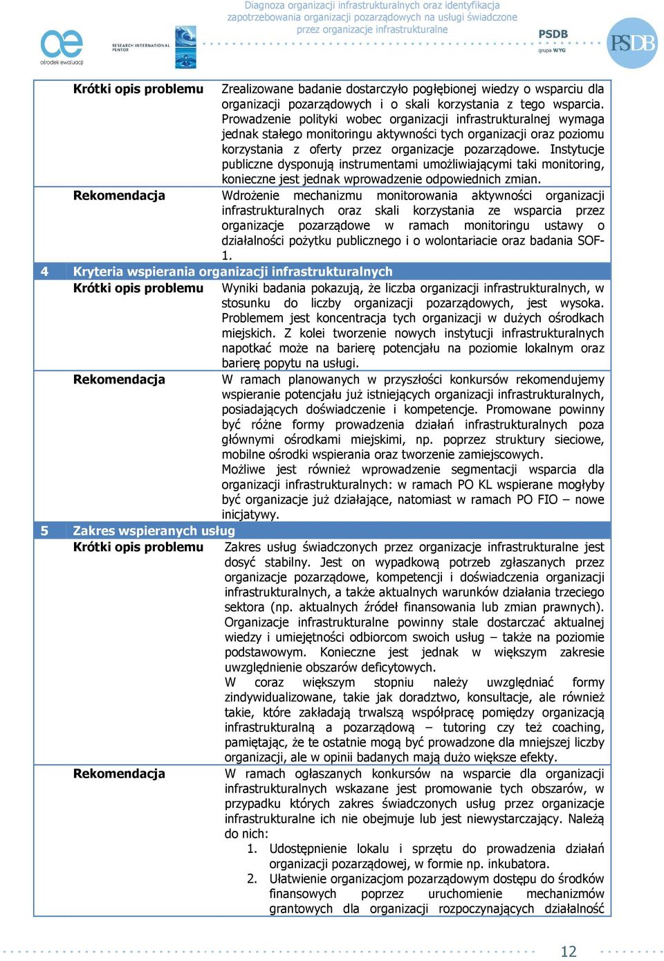 Instytucje publiczne dysponują instrumentami umożliwiającymi taki monitoring, konieczne jest jednak wprowadzenie odpowiednich zmian.