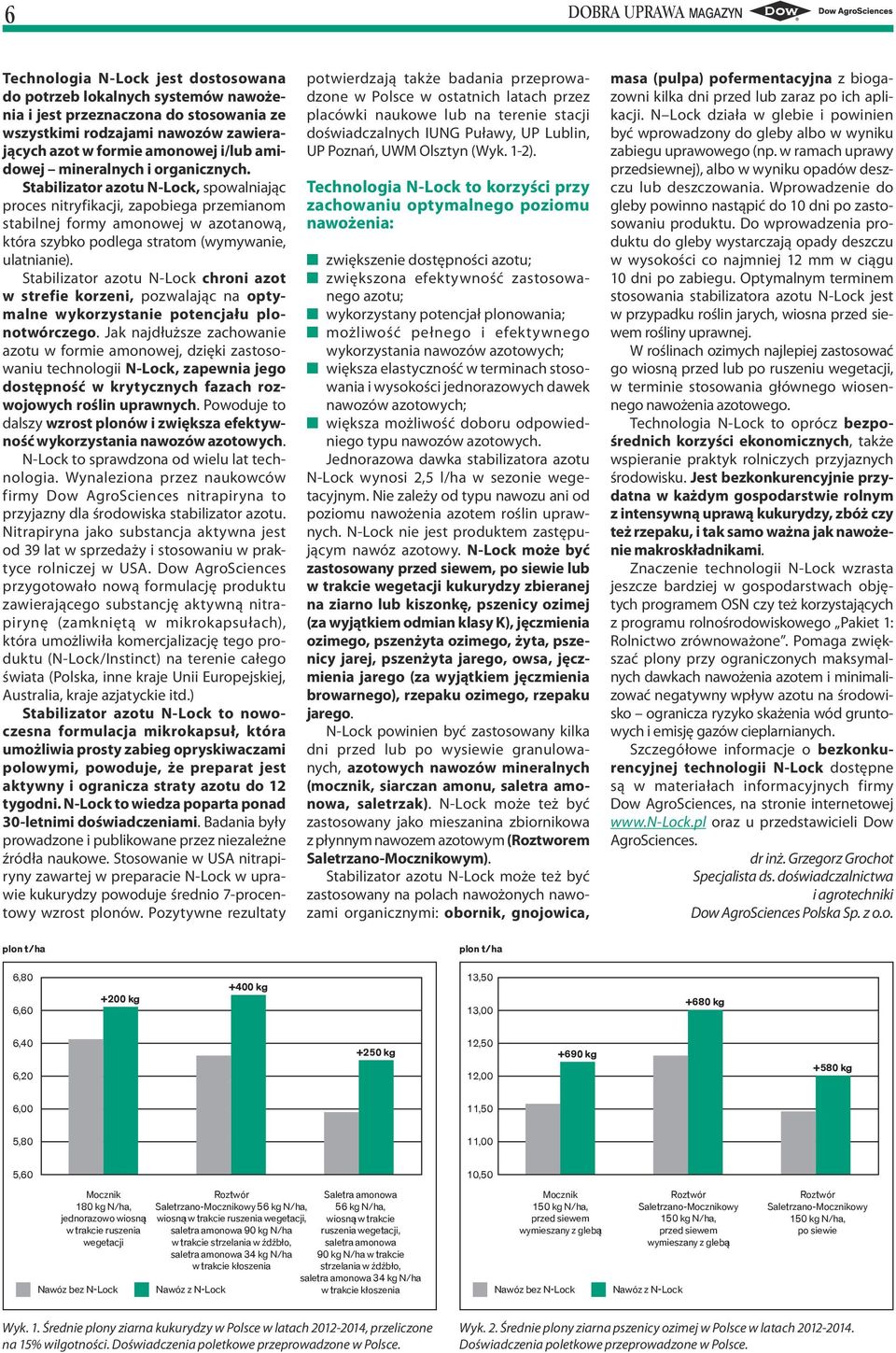 Stabilizator azotu N-Lock, spowalniając proces nitryfikacji, zapobiega przemianom stabilnej formy amonowej w azotanową, która szybko podlega stratom (wymywanie, ulatnianie).