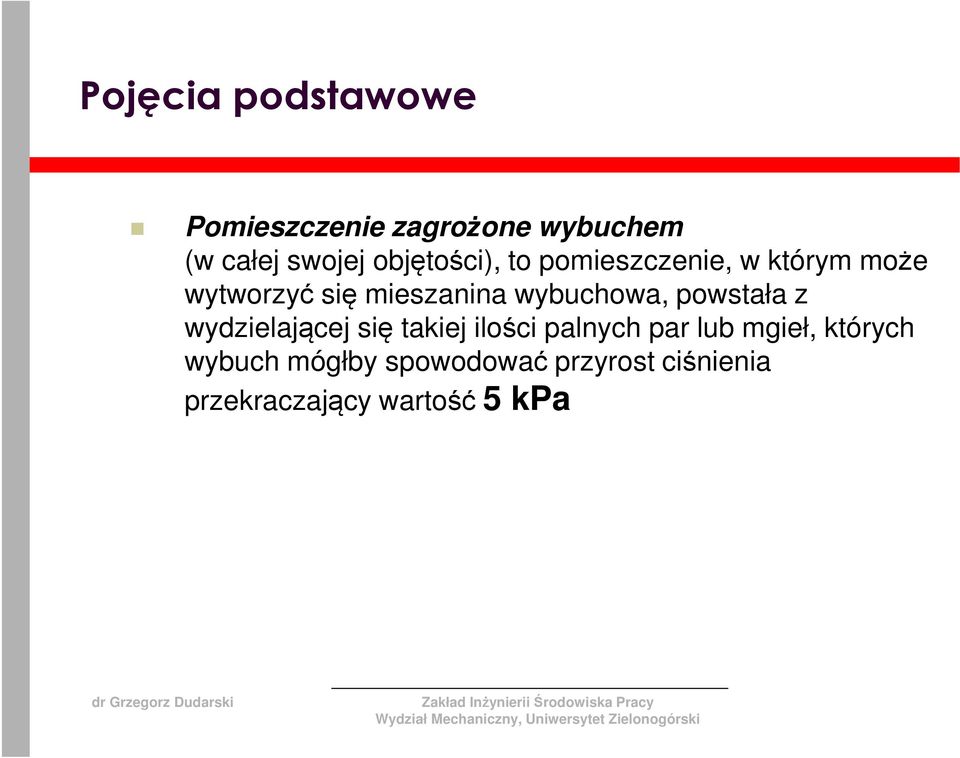 wybuchowa, powstała z wydzielającej się takiej ilości palnych par lub