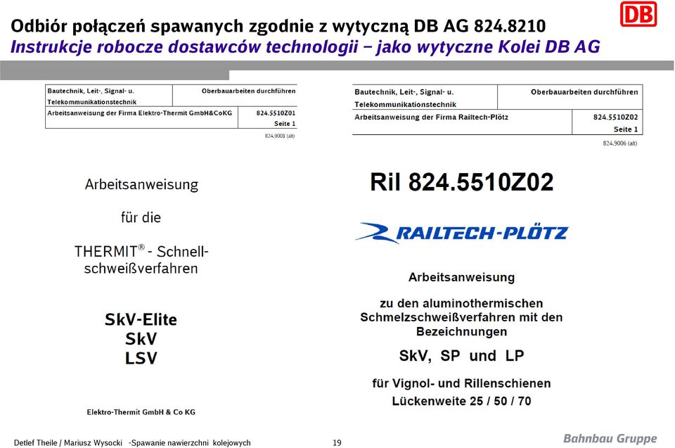 8210 Instrukcje robocze