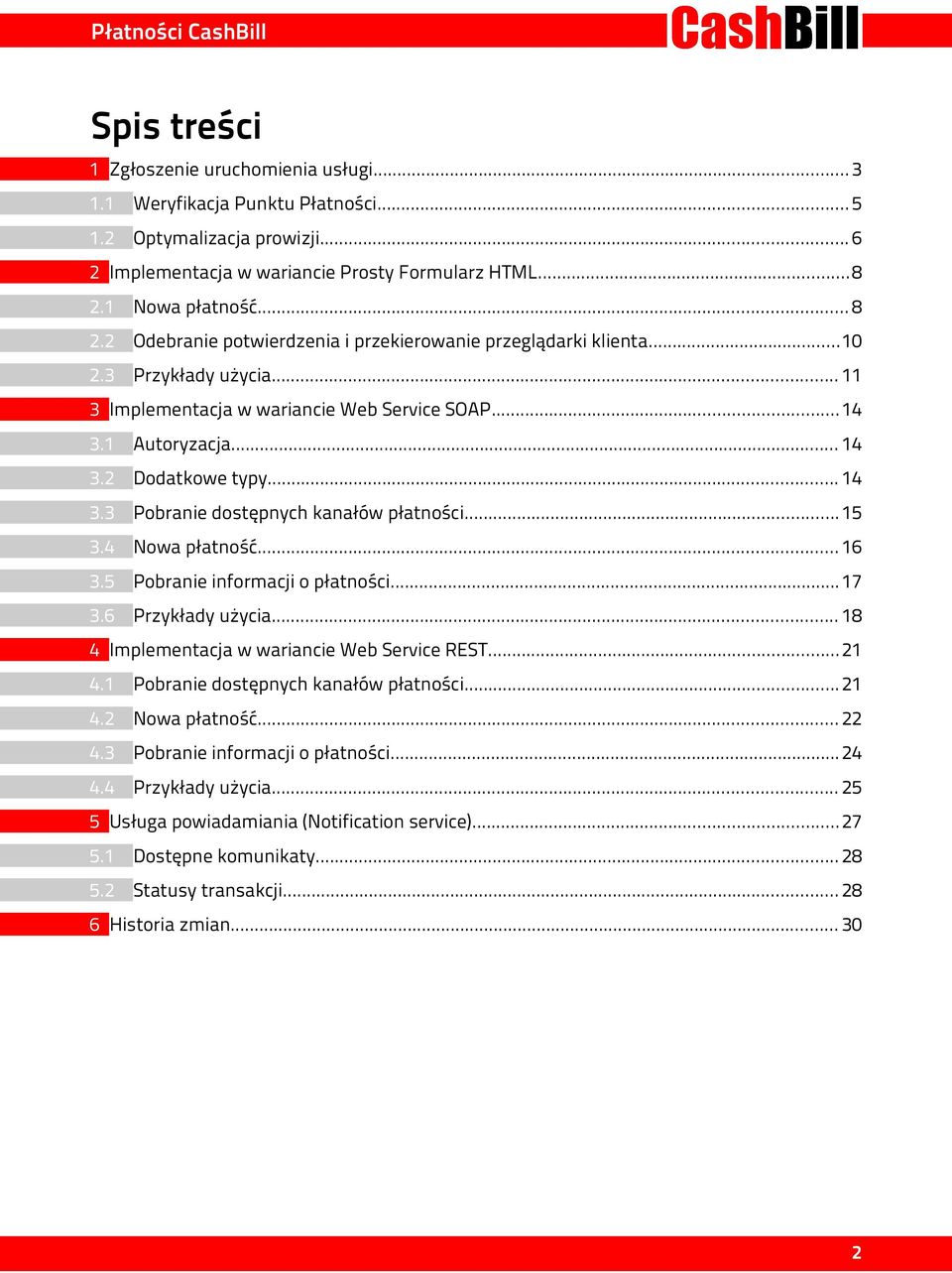 2 Dodatkowe typy... 14 3.3 Pobranie dostępnych kanałów płatności...15 3.4 Nowa płatność... 16 3.5 Pobranie informacji o płatności...17 3.6 Przykłady użycia.